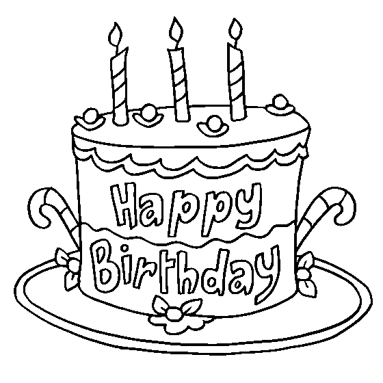 Imágenes de tortas de cumpleaños para imprimir y colorear ... Imágenes de tortas de cumpleaños para imprimir y colorear ...