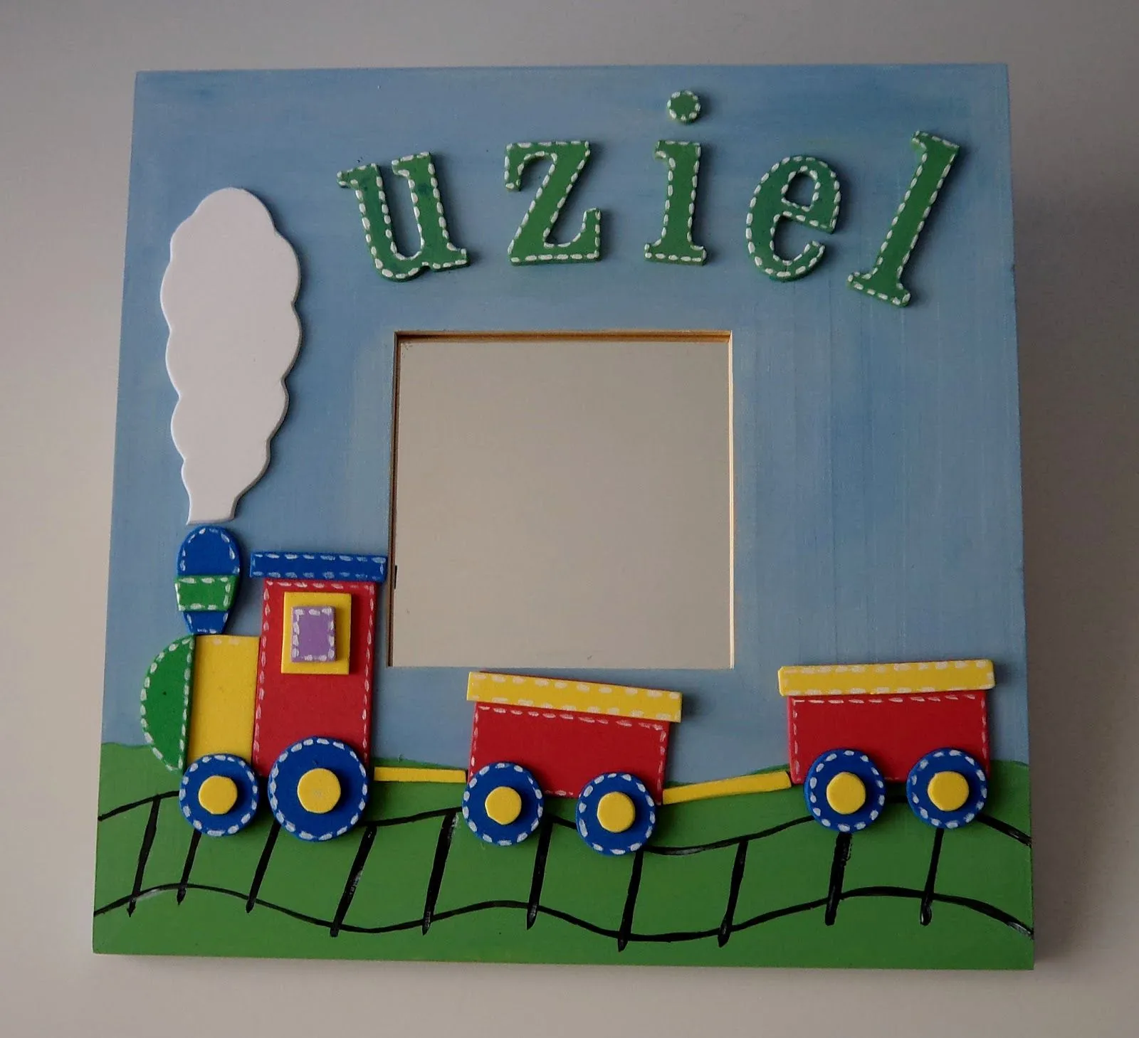 Trenes en foami para niños - Imagui