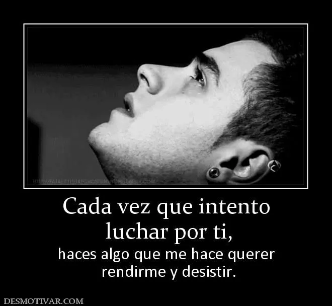 Desmotivaciones Tristeza