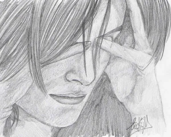 Dibujos a lapiz de amor tristes - Imagui