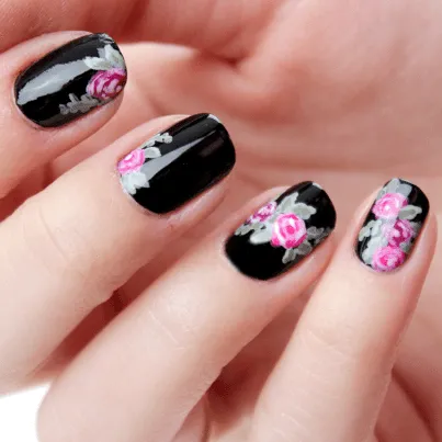 Imagenes de uñas decoradas con diseños bonitos 2015, flores ...