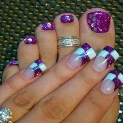 Imagenes de uñas decoradas con diseños bonitos 2015, flores ...