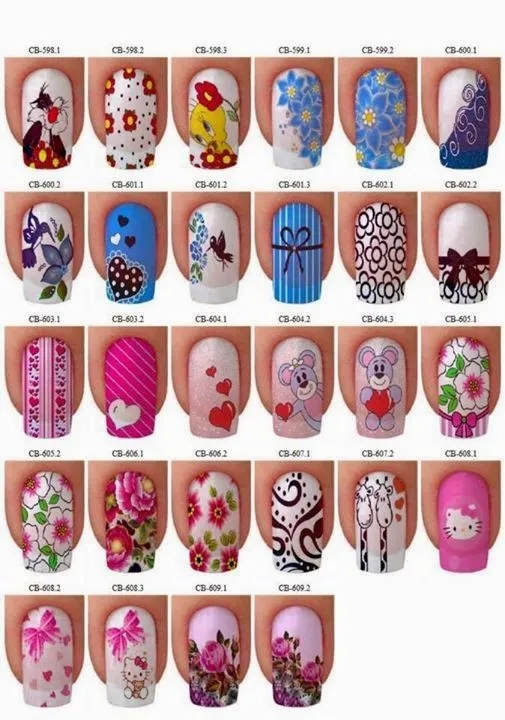 Imagenes de uñas decoradas con lindos diseños modernos de pies y ...