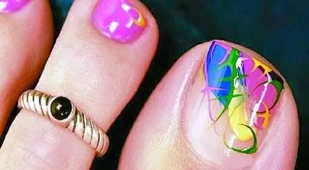 Ver imágenes de uñas d pies decoradas - Imagui
