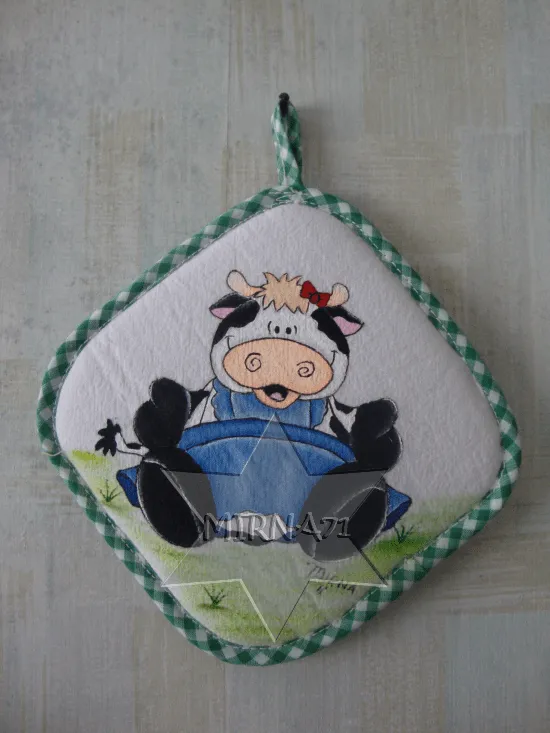 Vaquita para pintar en tela - Imagui