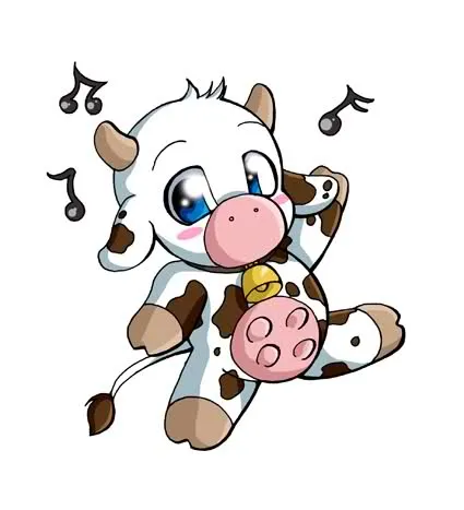 Imagenes de vacas tiernas animadas - Imagui