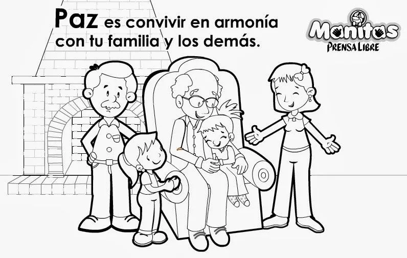 Imágenes de valores para colorear | Un Recurso Más