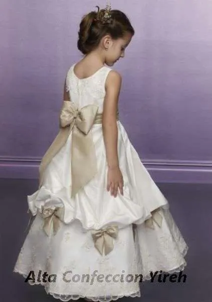 Vestidos gala paje bautizo niñas para ceremonias - Región ...