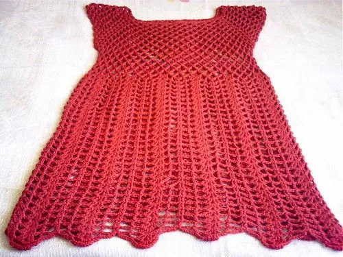 Galeria de vestidos tejidos a crochet - Imagui