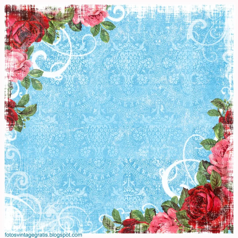 Imágenes vintage gratis / Free vintage images: Fondo flores Imágenes vintage gratis / Free vintage images: Fondo flores