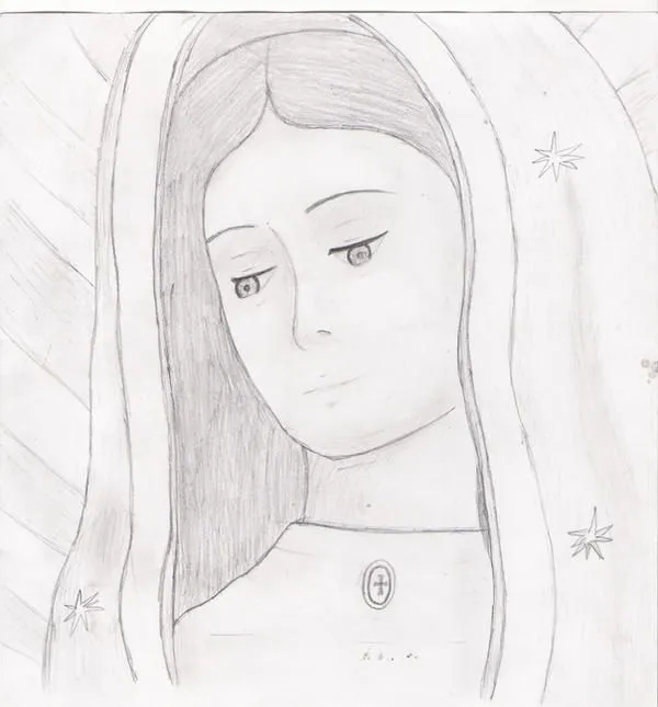 Imajenes de la virjen de Guadalupe a lapiz - Imagui
