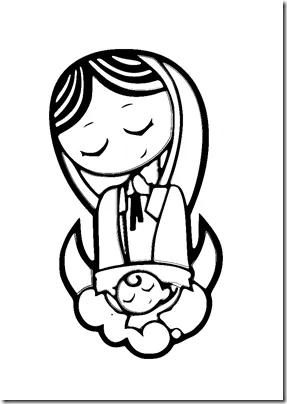Imagenes de la virgen del valle para colorear - Imagui Imagenes de la virgen del valle para colorear - Imagui
