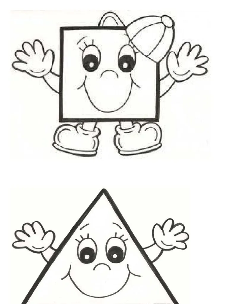 Imagenes Con Las Vocales y Figuras Geometricas Animadas | PDF