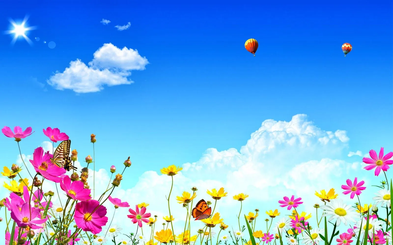 Imágenes Hilandy: Fondo de Pantalla Abstracto flores de colores en ... Imágenes Hilandy: Fondo de Pantalla Abstracto flores de colores en ...