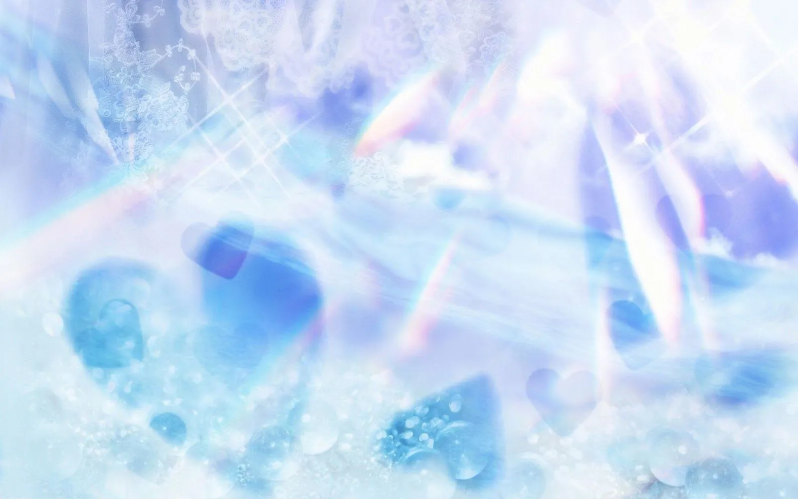 Imagens de Fundo: Abstratto com corações em tons de azul claro Imagens de Fundo: Abstratto com corações em tons de azul claro