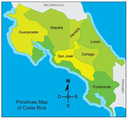 Images costa rica mapa