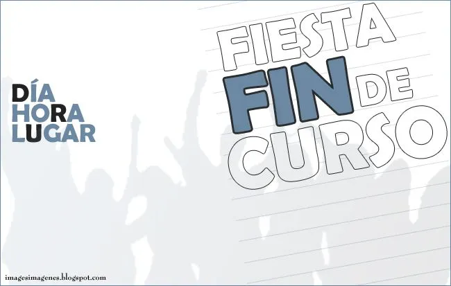 Invitaciónes para fiesta final de curso infantil - Imagui