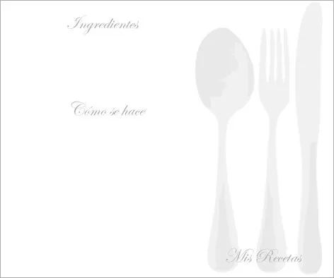 IMAGES IMAGENES: Tarjetas para recetas. Recipe Cards. IMAGES IMAGENES: Tarjetas para recetas. Recipe Cards.