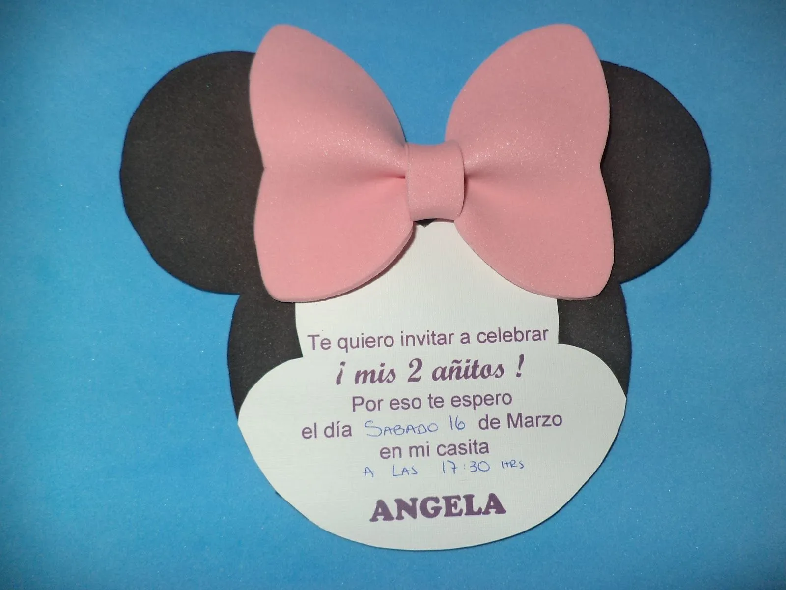 IMAGINA &amp; DISEÑO: Invitacion Minnie Mouse