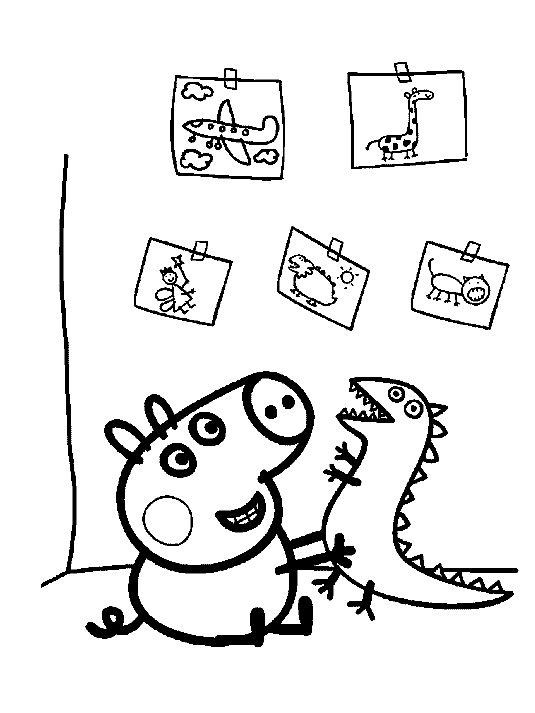Imagenes y fotos: Dibujos de Peppa para Colorear, parte 2 Imagenes y fotos: Dibujos de Peppa para Colorear, parte 2