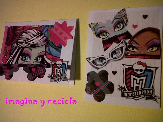 imagina y recicla ★: Tarjetas de Monster High imagina y recicla ★: Tarjetas de Monster High