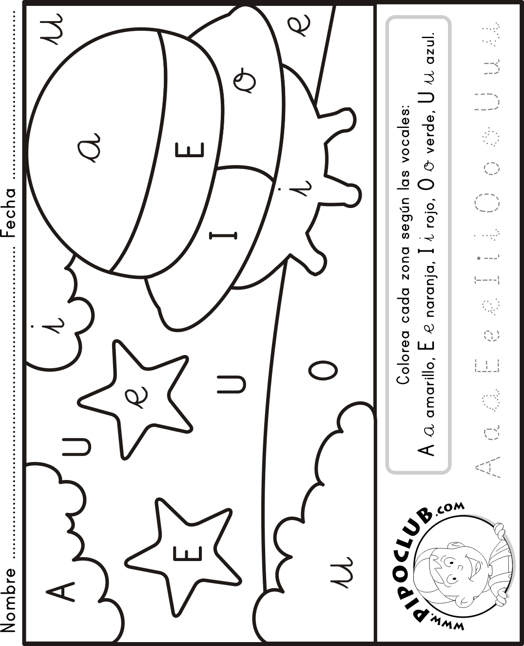 Actividades para preescolar sobre las vocales - Imagui Actividades para preescolar sobre las vocales - Imagui