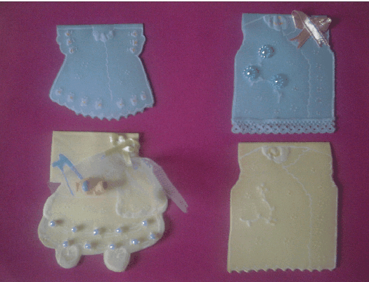 Como hacer figuras de fomi para baby shower - Imagui