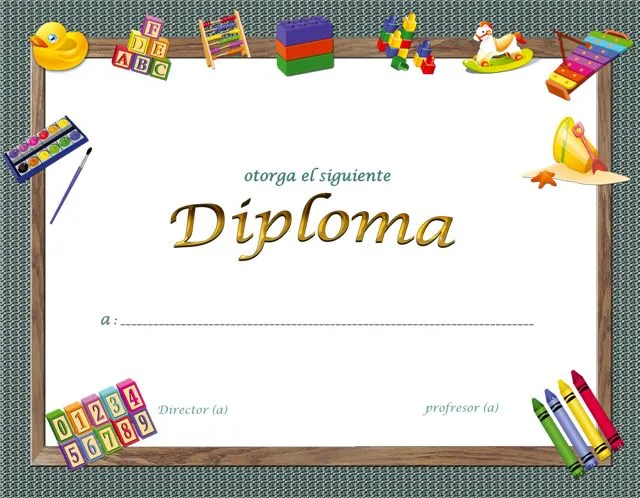 Imagui marcos para diplomas para niños - Imagui