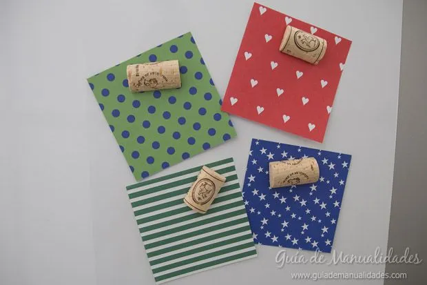 Imanes con corchos para el refrigerador - Guía de MANUALIDADES Imanes con corchos para el refrigerador - Guía de MANUALIDADES