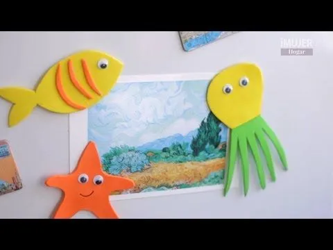 Imanes para decorar tu nevera con aires marinos - YouTube