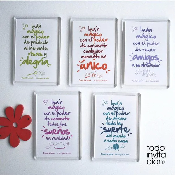 Imanes mágicos como detalle para invitados de bodas - invitaciones ...