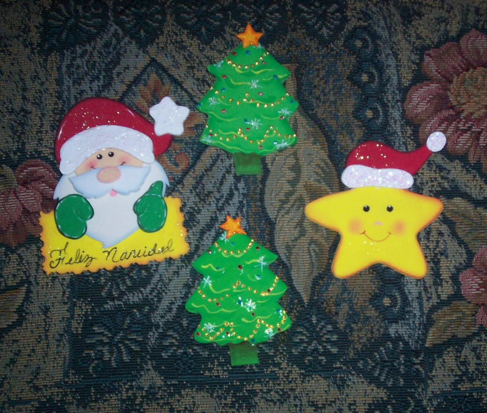 Imanes para la nevera el Santa y la estrella tambien las hace mi ...