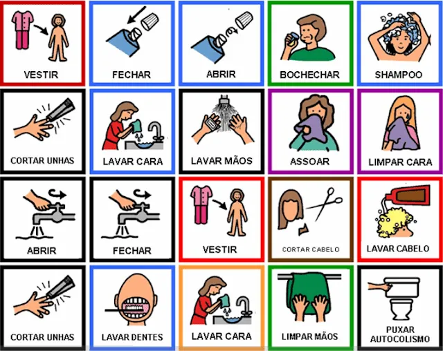 Implementos de aseo personal PARA COLOREAR - Imagui