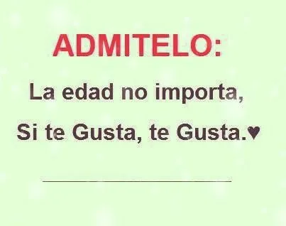 No importa la edad: si una persona te gusta, te gusta - Imagenes ...