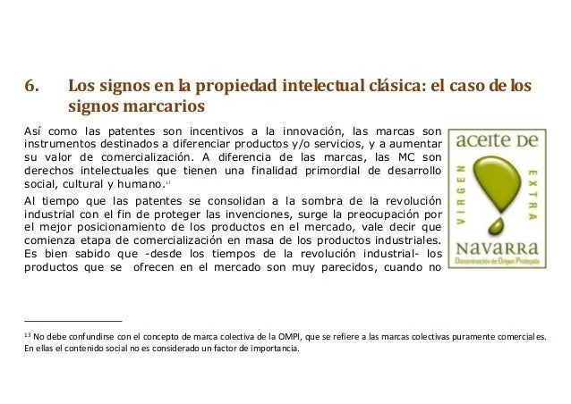 La importancia económica de las marcas y signos de los pueblos del Su…