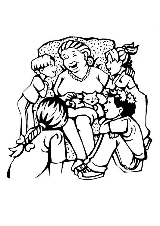 Personas felices para colorear - Imagui