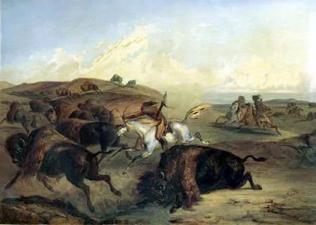 Impresión artística sobre lienzo y carteles | Indios y vaqueros Impresión artística sobre lienzo y carteles | Indios y vaqueros