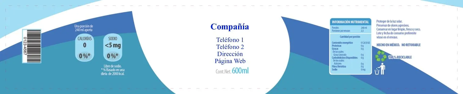 Impresion de Etiquetas para Botellas de Agua