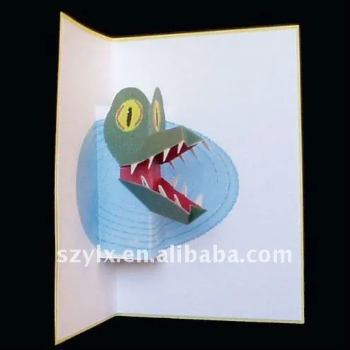 Impresión hermosa pop up tarjeta de cumpleaños-Imprentas de Papel ...