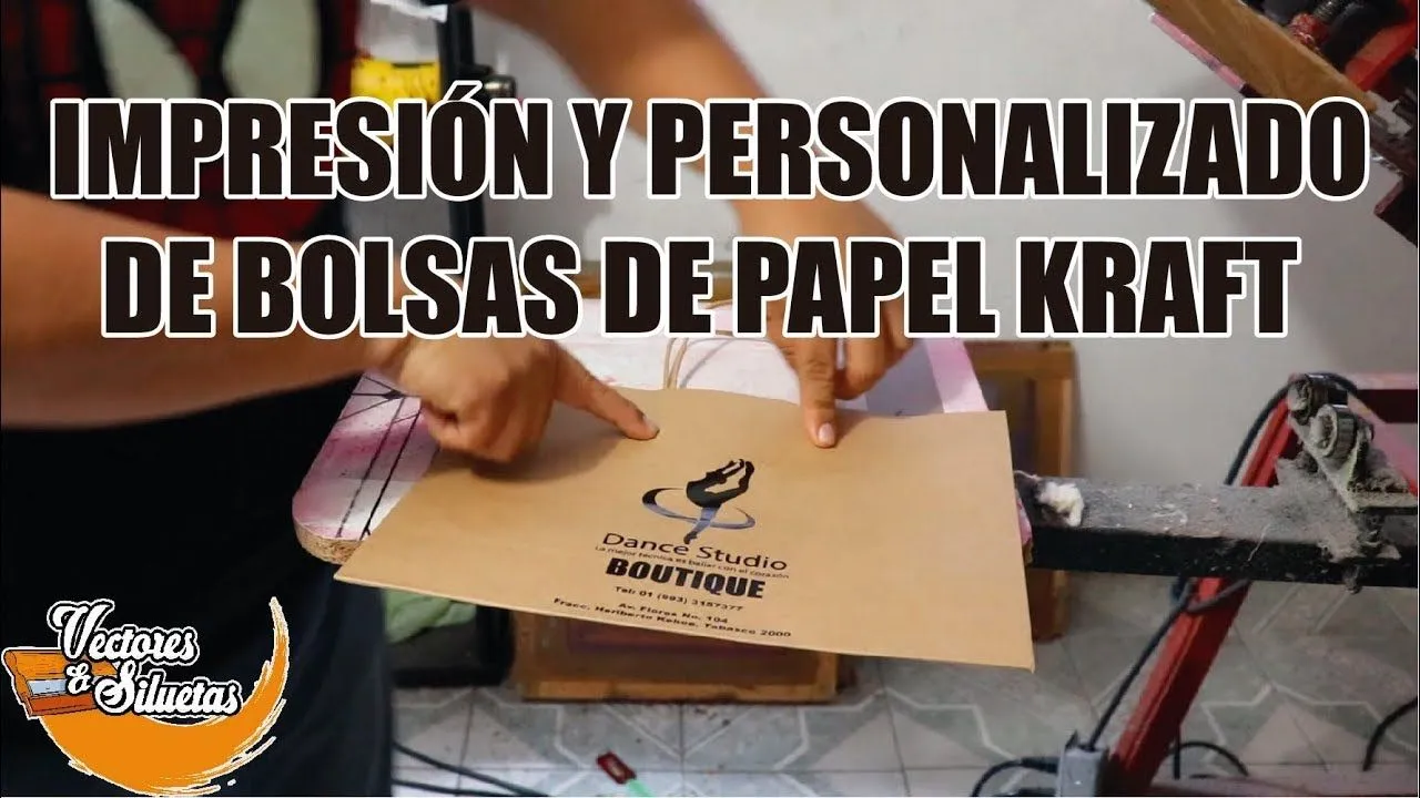 Impresion y personalizado de bolsas de papel kraft - YouTube Impresion y personalizado de bolsas de papel kraft - YouTube