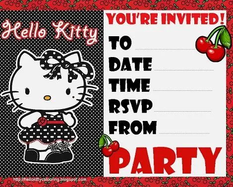 Imprime tus tarjetas de cumpleaños personalizadas de Hello Kitty Imprime tus tarjetas de cumpleaños personalizadas de Hello Kitty