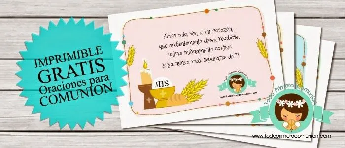 Imprimible gratis: 12 Oraciones para antes de la Comunión » Todo ... Imprimible gratis: 12 Oraciones para antes de la Comunión » Todo ...