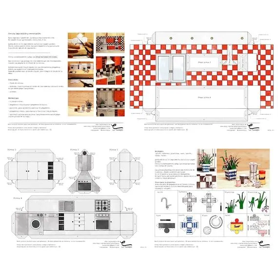 IMPRIMIBLE Pdf Recortable para imprimir cortar y pegar - Etsy México