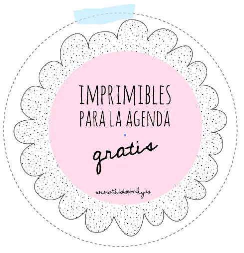 Imprimibles para la agenda - Paperblog