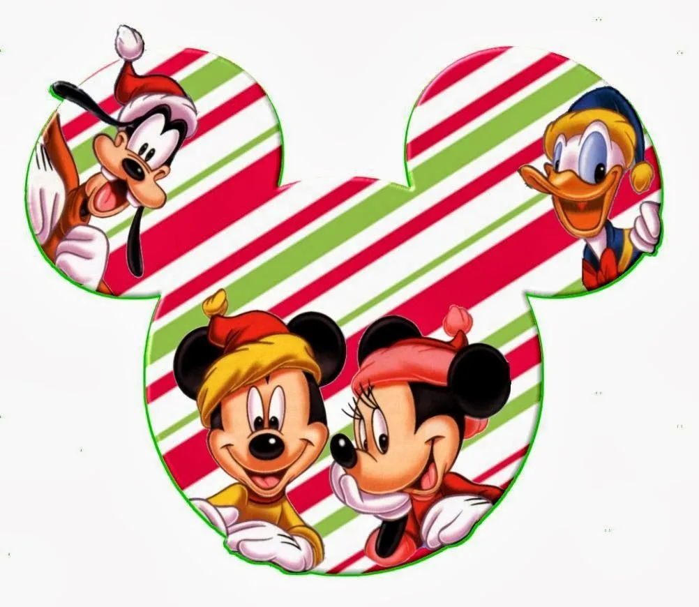 Imprimibles de Disney para Navidad con Mickey y Minnie. - Ideas y material  gratis para fiestas y celebraciones Oh My Fiesta!