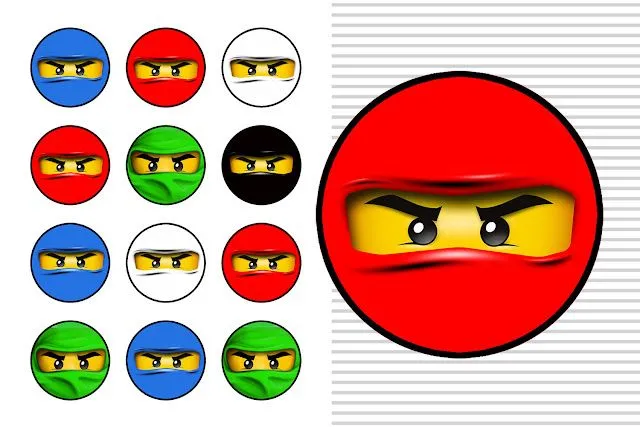 Imprimibles para fiesta de Ninjago 2. | Ideas y material gratis ...