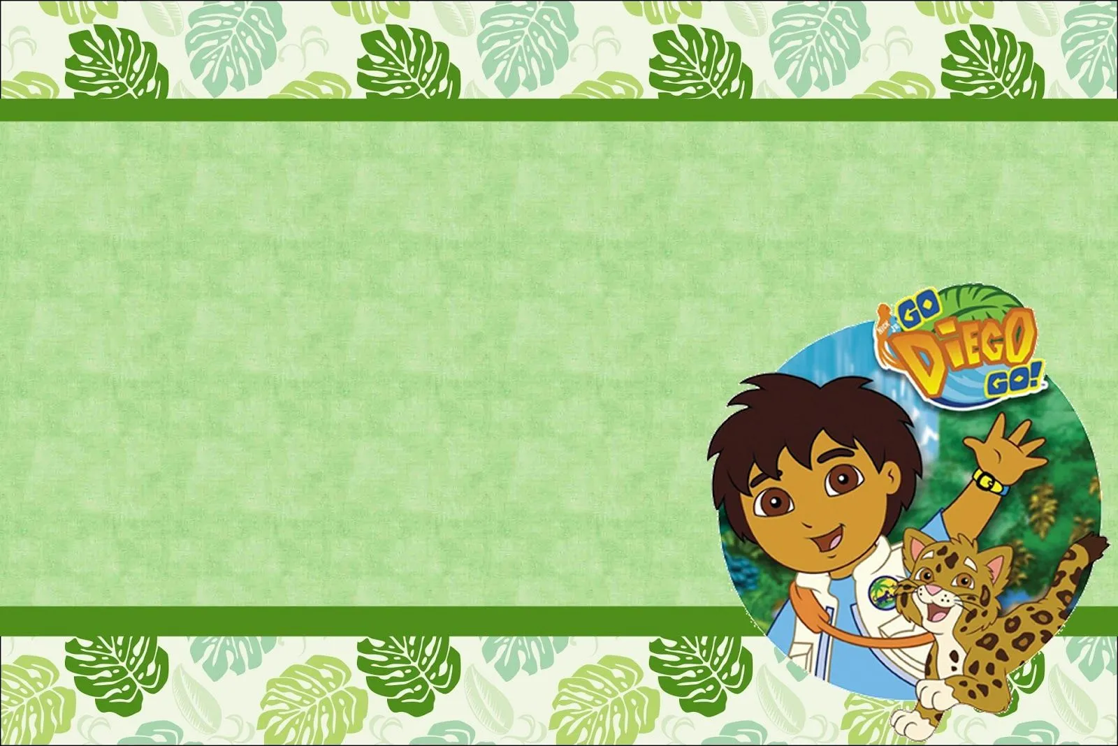 Imprimibles de Go Diego Go. - Ideas y material gratis para fiestas ... Imprimibles de Go Diego Go. - Ideas y material gratis para fiestas ...