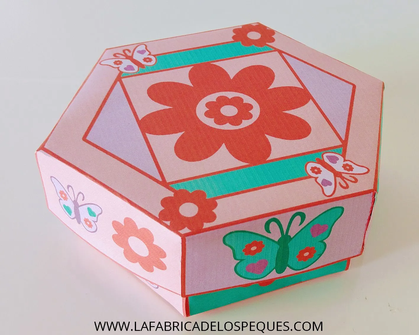 Imprimibles gratis: caja hexagonal. - La fábrica de los peques Imprimibles gratis: caja hexagonal. - La fábrica de los peques