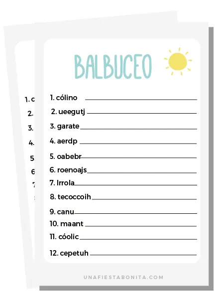 5 imprimibles - juegos para baby shower - una fiesta bonita 5 imprimibles - juegos para baby shower - una fiesta bonita