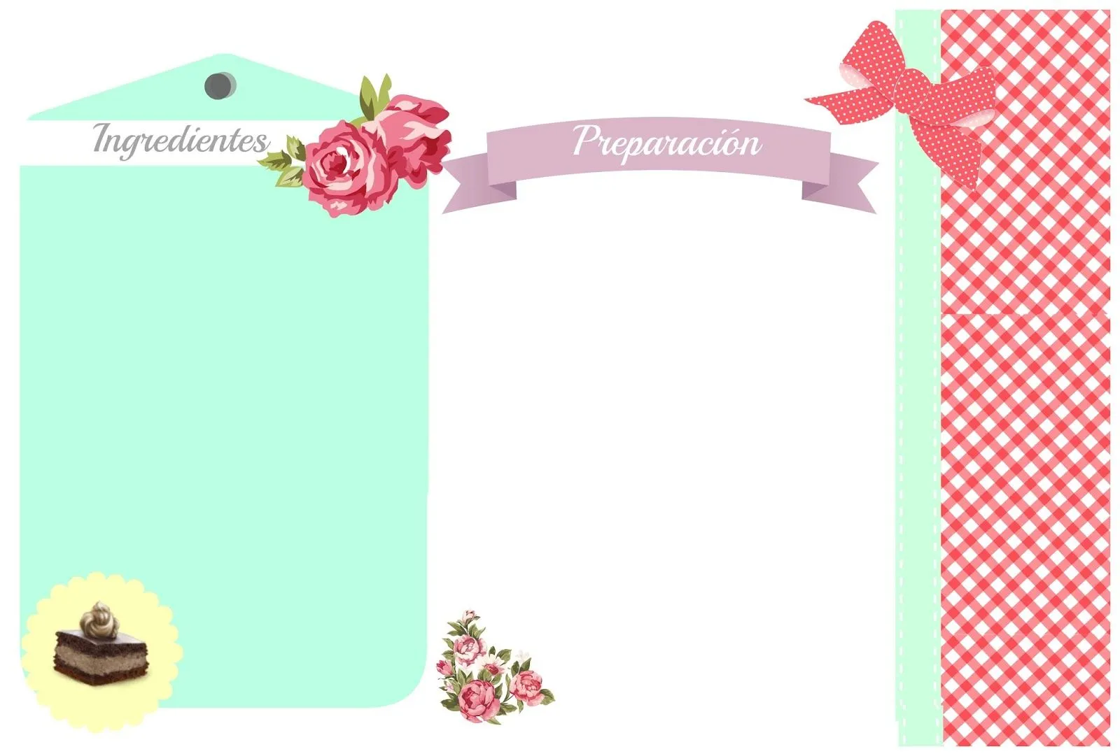Bordes de tarjetas para escribir - Imagui